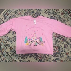 Disney Pink Castle and Characters Sweatshirt